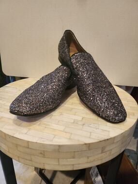 Christian Louboutin glitter shoes size 45.5